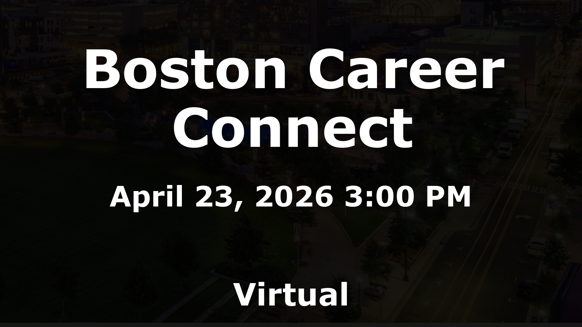 Boston Career Connect event image